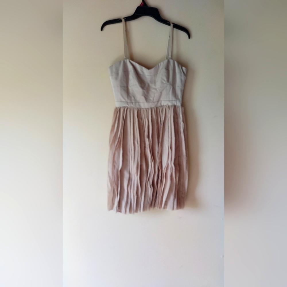 Tan BCBG Size 8 cocktail dress